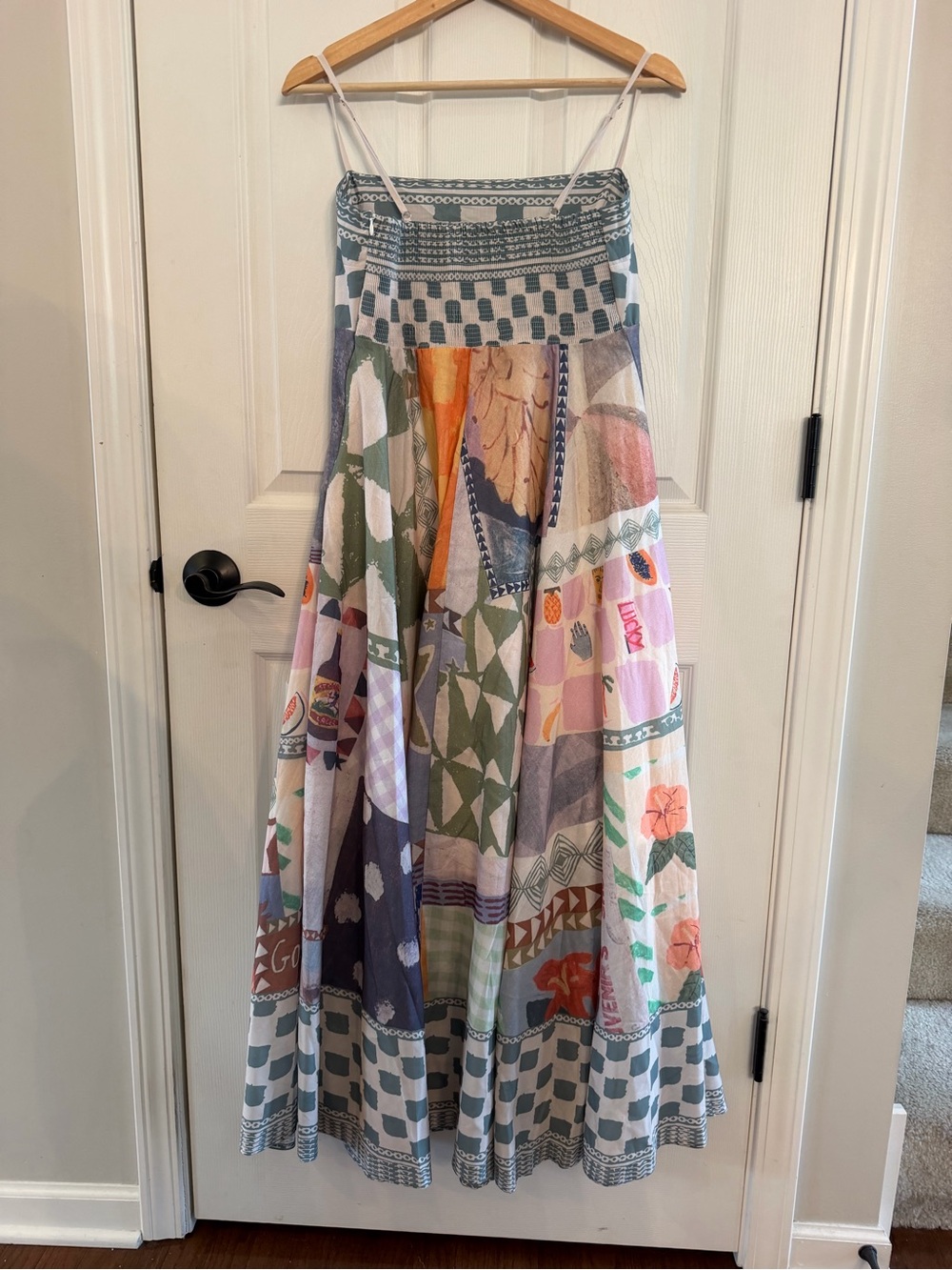 Anthropologie Multicolor Printed Tiered Maxi Dress - Picture 2 of 2